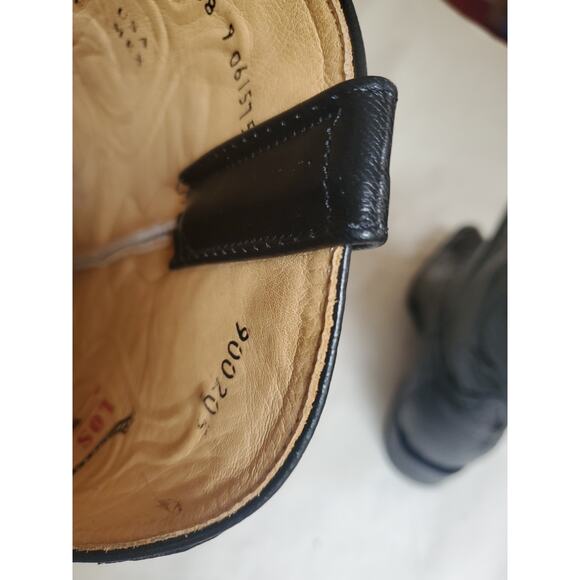 LOS ALTOS BLACK GENUINE CROCODILE CAIMAN TAIL J-TOE WESTERN BOOT 7EE 900205 main image 10